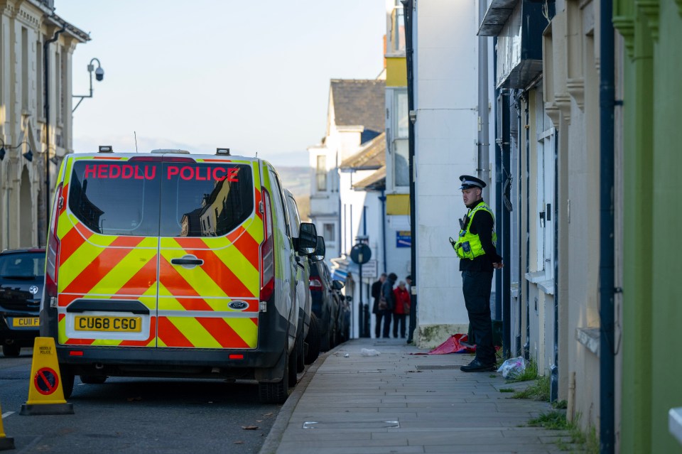 Cops rushed to Haverfordwest after a boy, seven, died this week