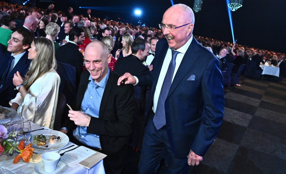 Sven-Goran Eriksson was given a sensational welcome at the Swedish Sports Gala