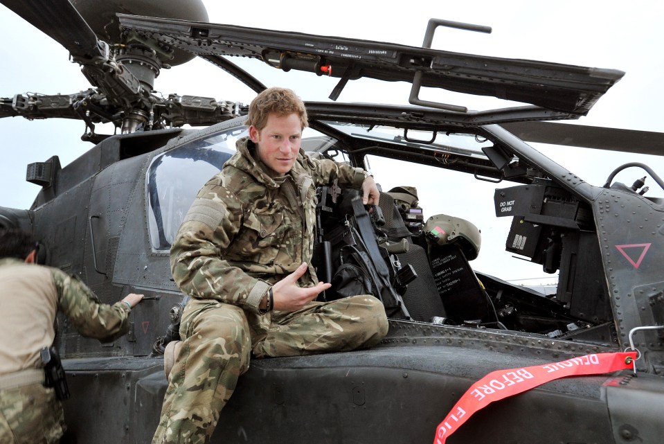 Prince Harry served as an Apache Helicopter gunner in Afghanistan in 2013