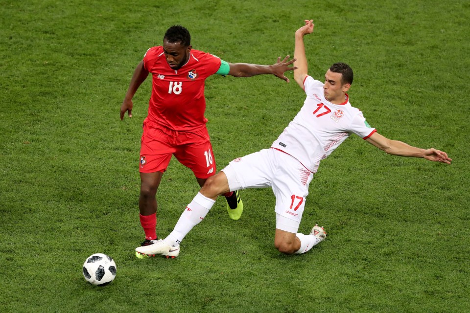 The striker featured in the 2018 World Cup