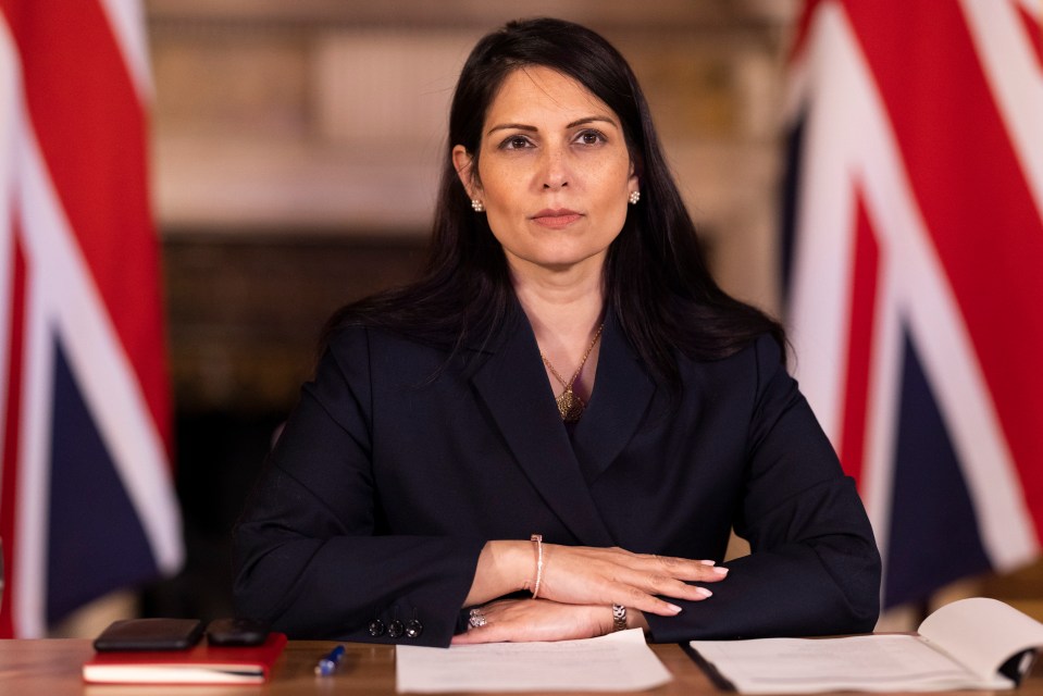 Priti Patel today told MPs to back the Rwanda Bill - but warned Mr Sunak it should be toughened up to stop meddling civil servants grounding deportation flights