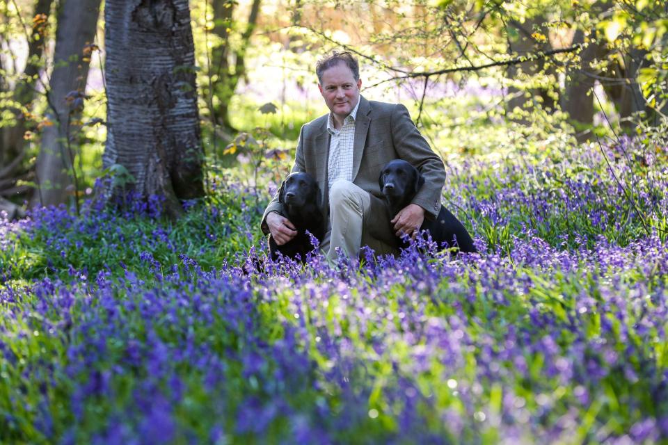 Edward Barham, owner of Hole Park Gardens - which has a Snowdrop and Plant festival