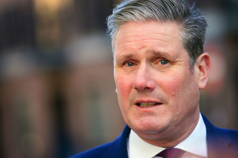 Starmer's party are ahead of the Tory government in the polls