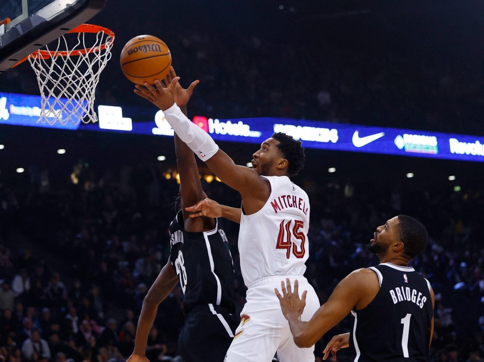 Donovan Mitchell was the star of the show as Cleveland defeated Brooklyn in Paris