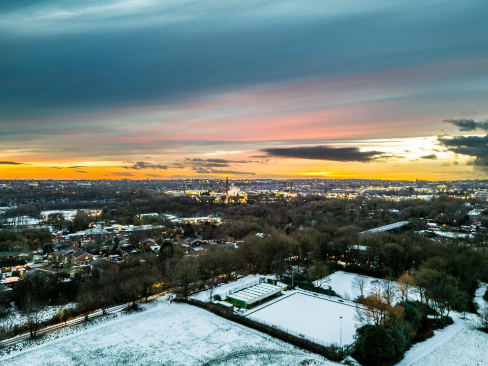 The Met Office has warned of icy conditions like those seen here in Bolton, Lancashire yesterday