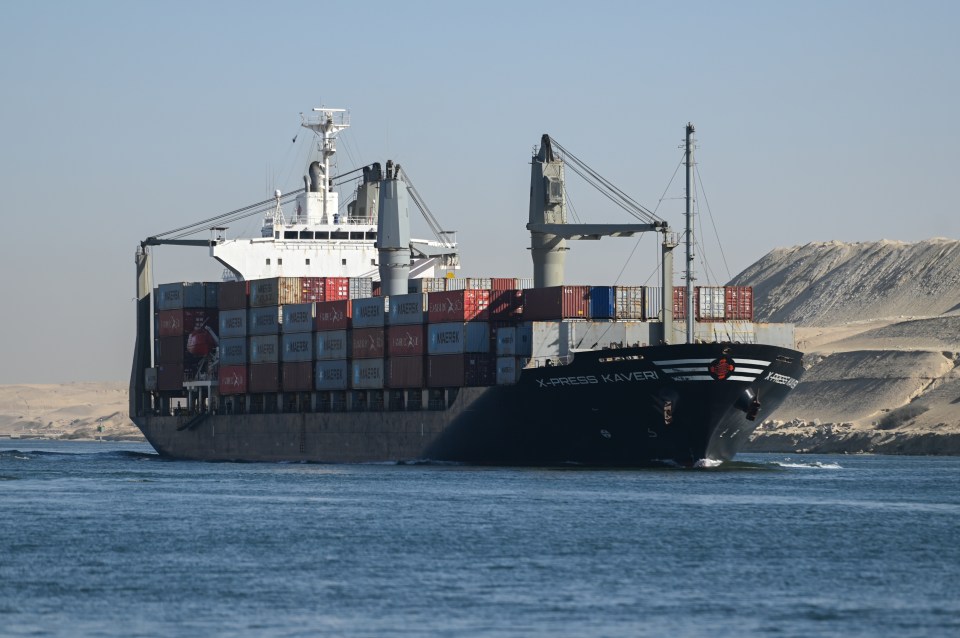 Container ships heading to Europe that usually go through the Suez Canal are being diverted around Africa