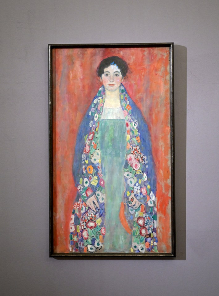 ‘Bildnis Fraeulein Lieser’ (Portrait of Miss Lieser) by Austrian artist Gustav Klimt