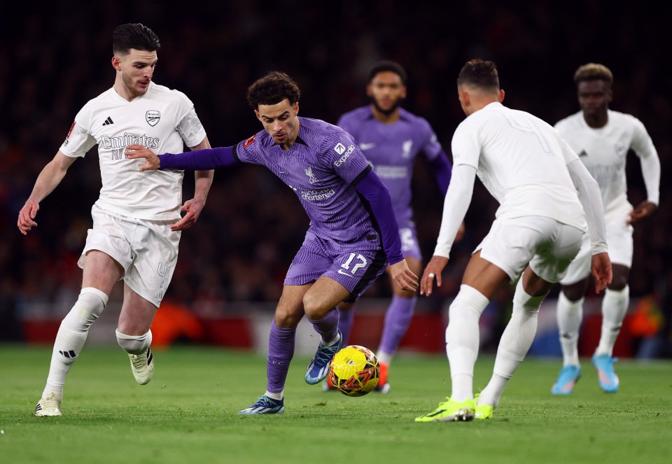 Liverpool will wear their purple third kit against Arsenal