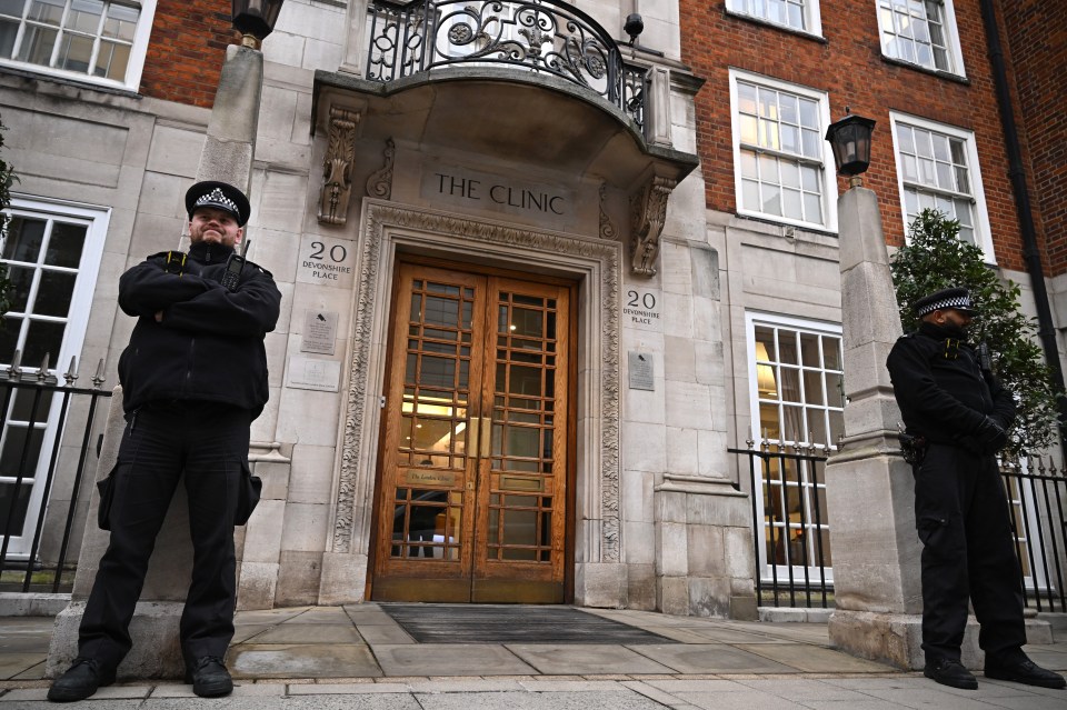 King Charles and Princess Kate were both treated at the London Clinic