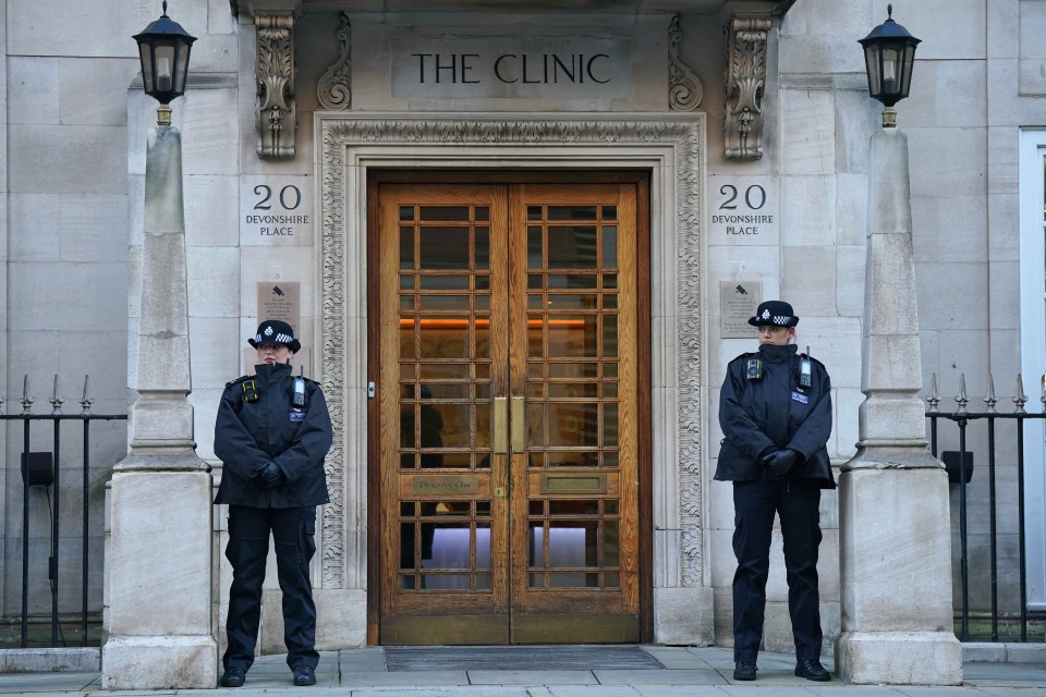 Charles faces a 'corrective procedure' at the London Clinic