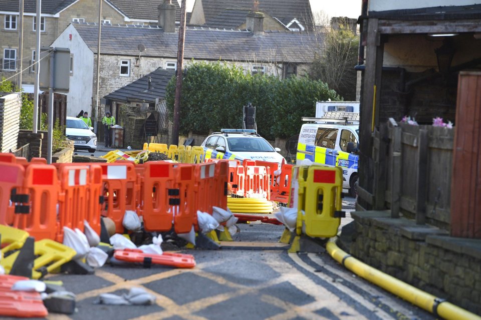 A Bradford man died after reportedly falling in a "man-made trench"