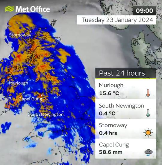 Storm Jocelyn is buffeting Britain