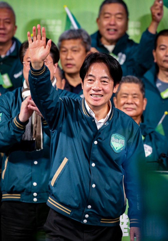 Lai Ching-te of the ruling Democratic Progressive Party