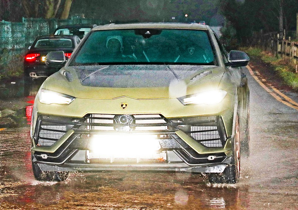 Rashford arrived at Carrington after being dropped for the Newport win following his sickie