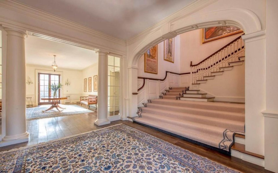 The wide staircases and high ceilings are any homeowner's dream