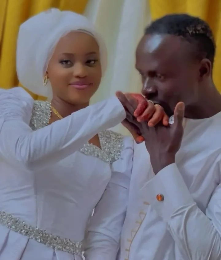 The couple got married days before Mane begins Senegal’s defence of the Africa Cup of Nations