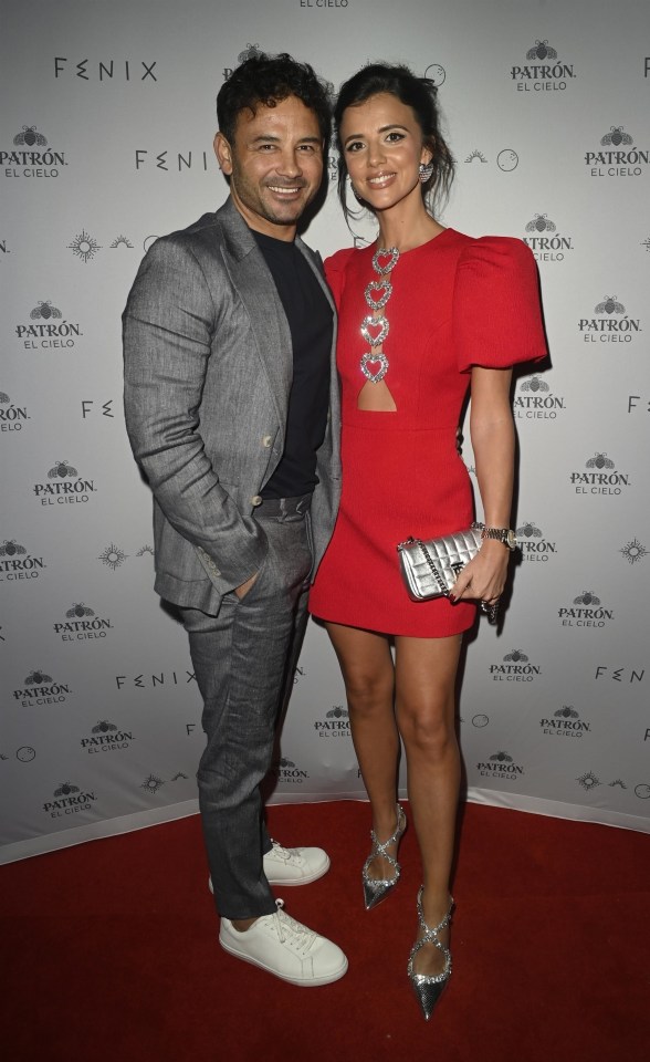 Lucy Mecklenburgh and her husband Ryan Thomas, who Cecilia trains