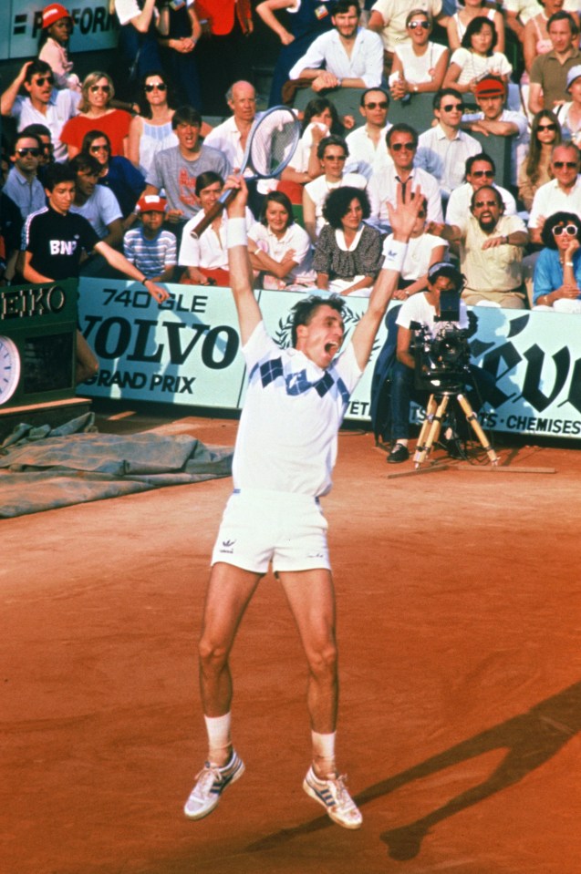 Lendl won eight Grand Slams - only failing to land the Wimbledon title