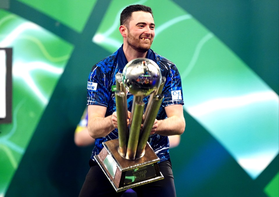 Luke Humphries claimed his first World Darts Championship on Wednesday evening