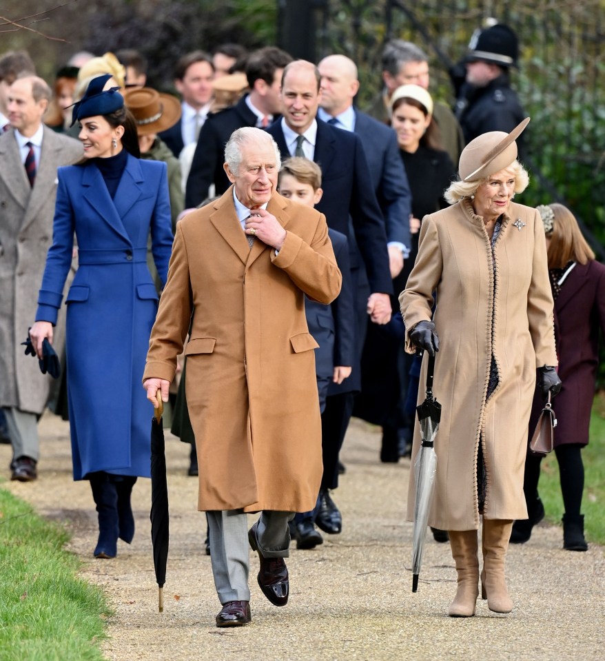 The Monarch and Princess Kate were both seen at the Christmas Day church service in Sandringham