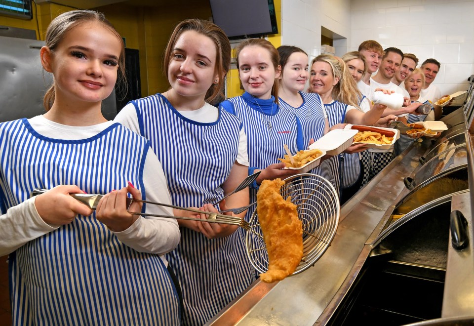 J-Henry’s Fish & Chips in Hants has 11 family members working in it