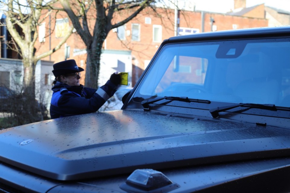 Molly was slapped with a £60 ticket on her Mercedes G Wagon