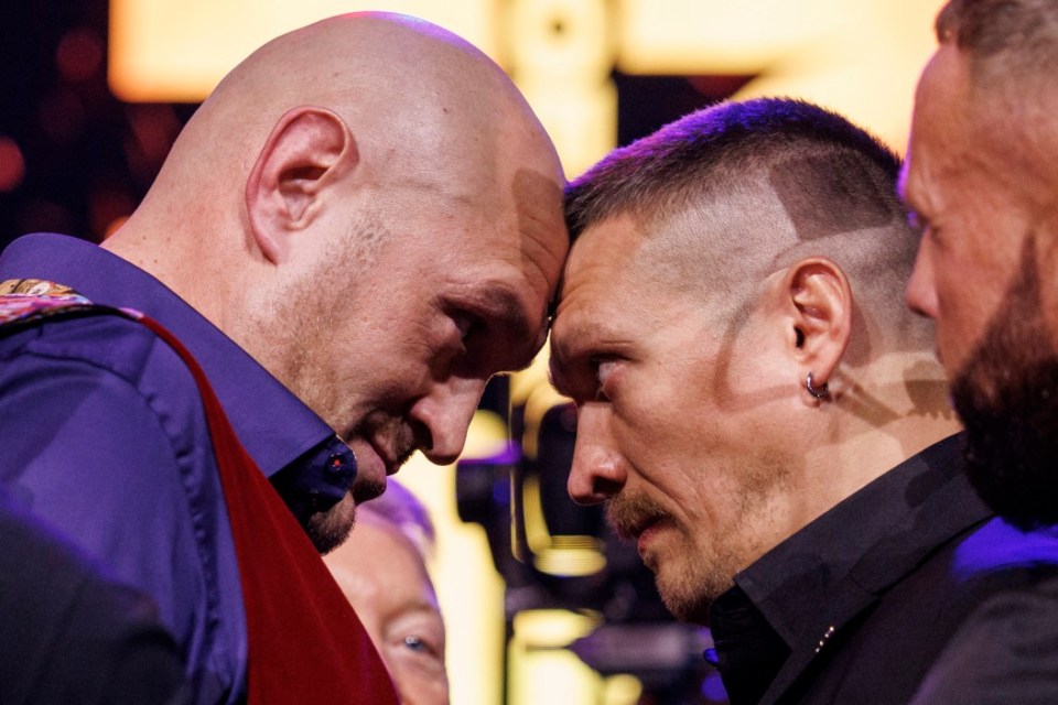 Tyson Fury and Oleksandr Usyk will fight for all the heavyweight marbles next month