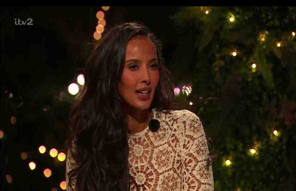 Maya Jama interviews Demi Jones and Luis Morrison after they were dumped from the island