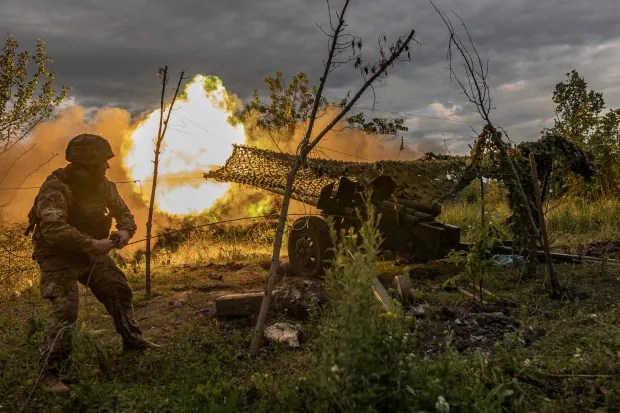 Ukrainian soldiers on the frontline of Putin's vicious war