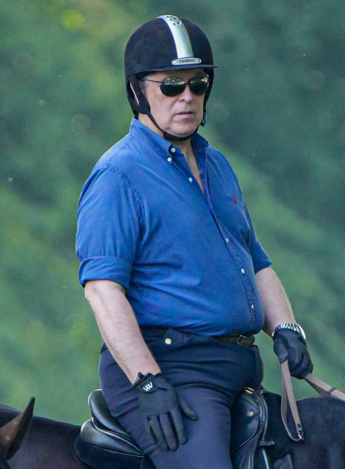 Prince Andrew is on a strict New Year diet as he tries to lose his Royal Podge