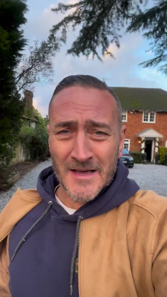 Will Mellor has launched a furious rant at the council after a tree was uprooted by his home