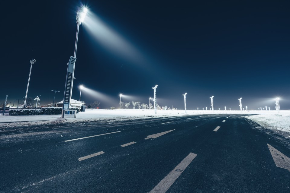 Motorists are being warned of driving in 'shaded areas' during Britain's cold snap