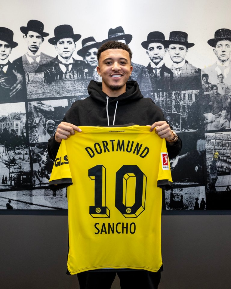 Sancho will be wearing the number ten at Dortmund