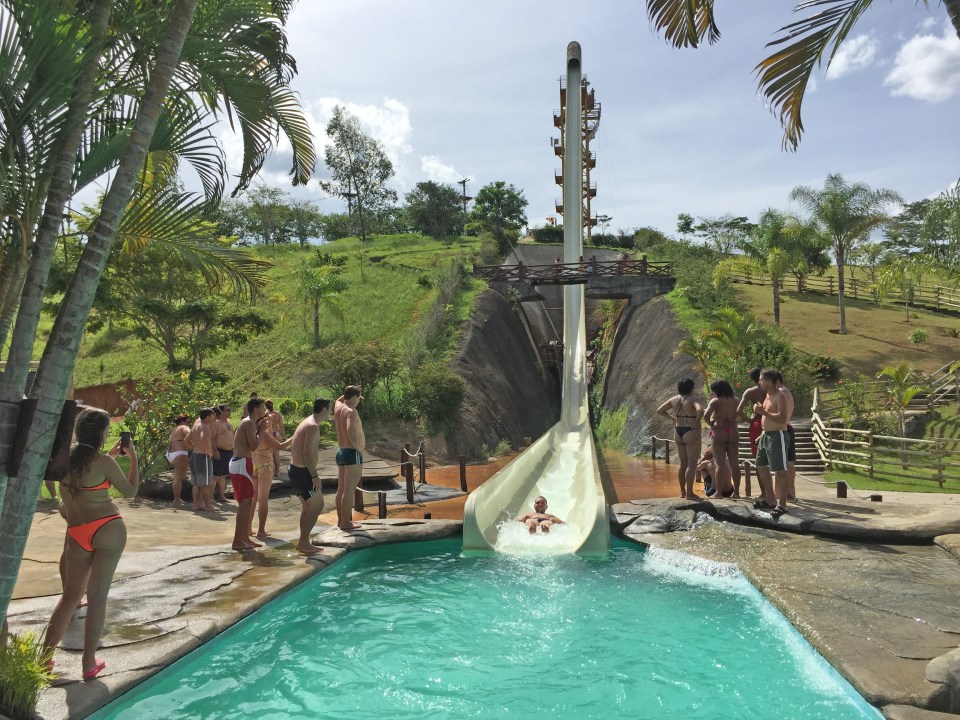 The slide is located in Rio de Janeiro,Brazil