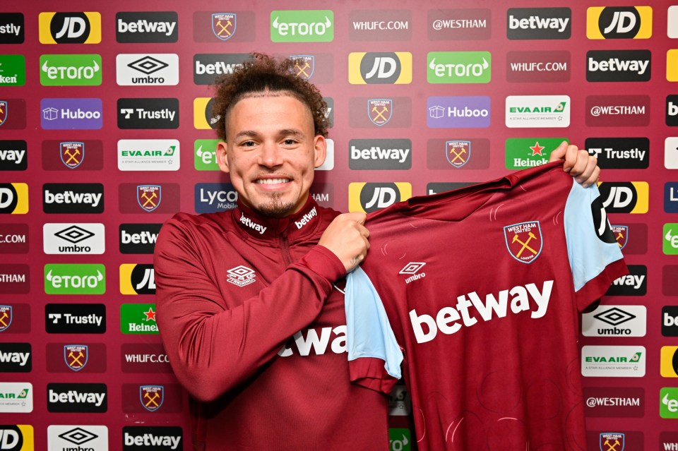 Kalvin Phillips has signed for West Ham on loan until the end of the season