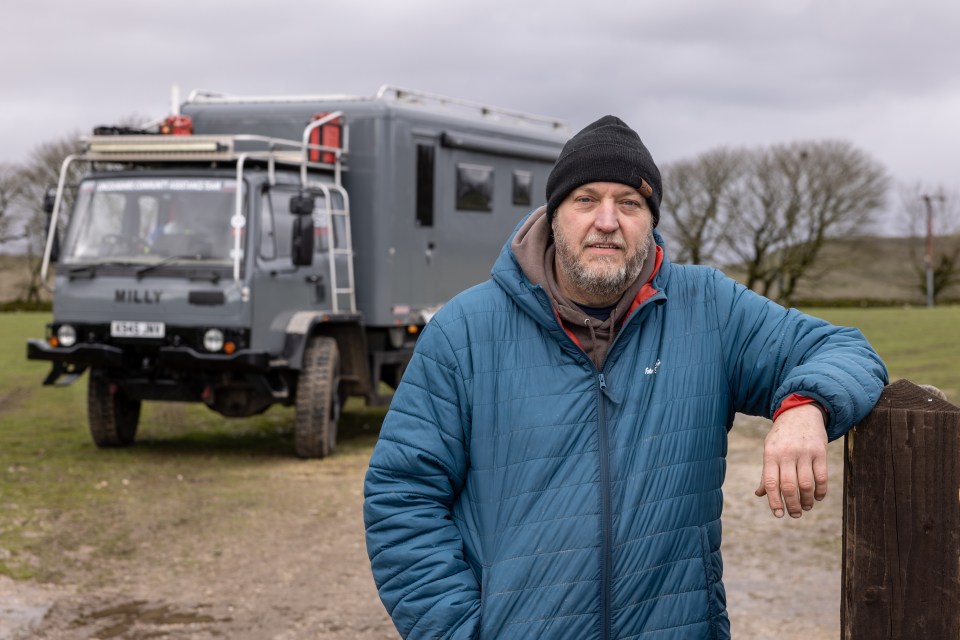 Paul Jackman, 51, is part of the 'van life' community