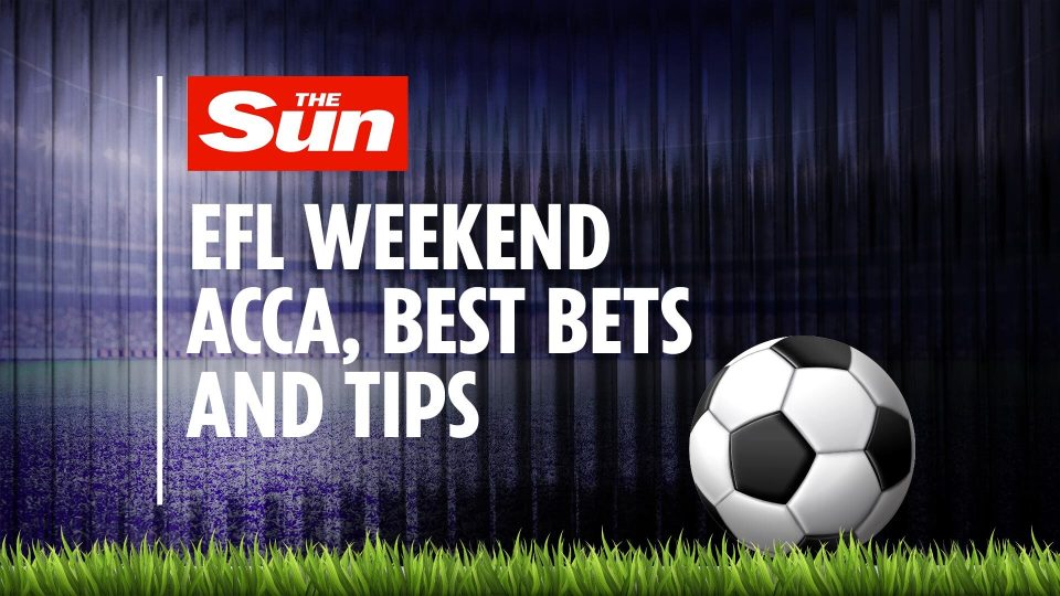 Free EFL football tips, 22/1 acca prediction and £40 in free bets for Saturday