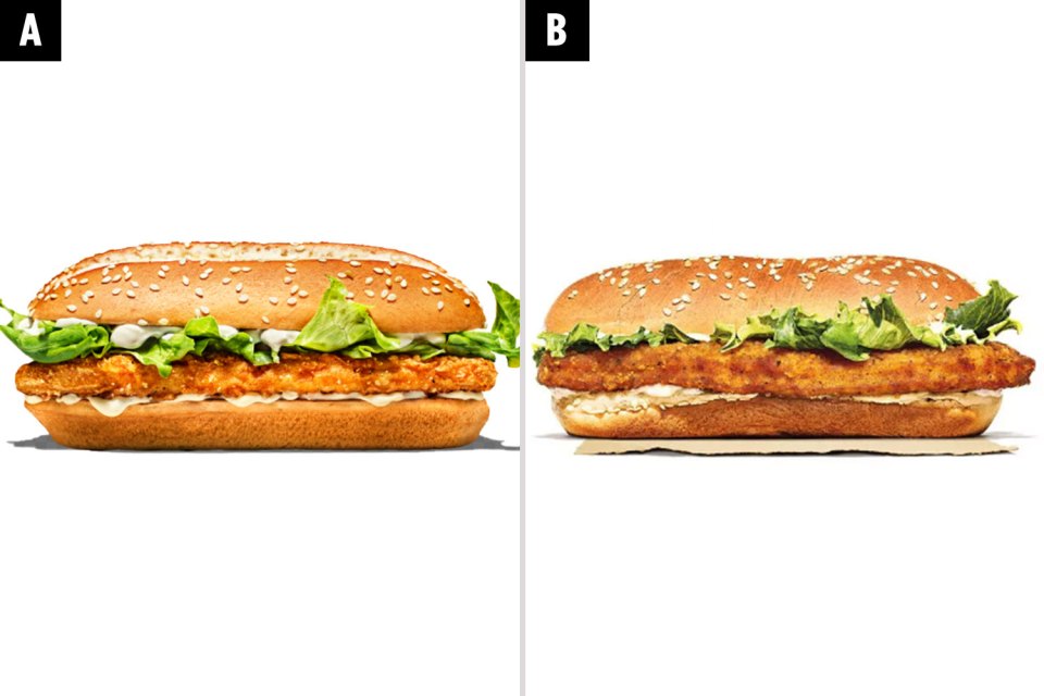 Only burger kings (and queens) will be able to tell the BK Chicken Royale from the BK Vegan Royale