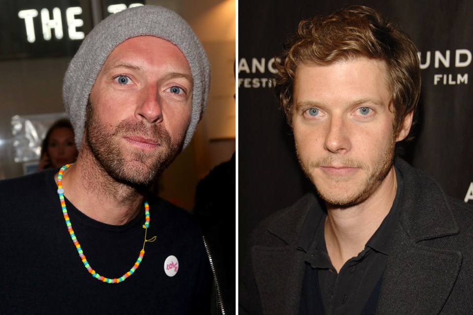 The Coldplay singer and his ex-brother-in-law share plenty of the same facial features