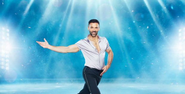 Editorial use only Mandatory Credit: Photo by ITV/Matt Frost/REX/Shutterstock (14295373ac) Sylvain Longchambon 'Dancing On Ice' TV Show, Series 16, UK - 14 Jan 2024 Dancing on Ice, is a British ITV entertainment series which features celebrities and their professional partners figure skating in front of a panel of judges.