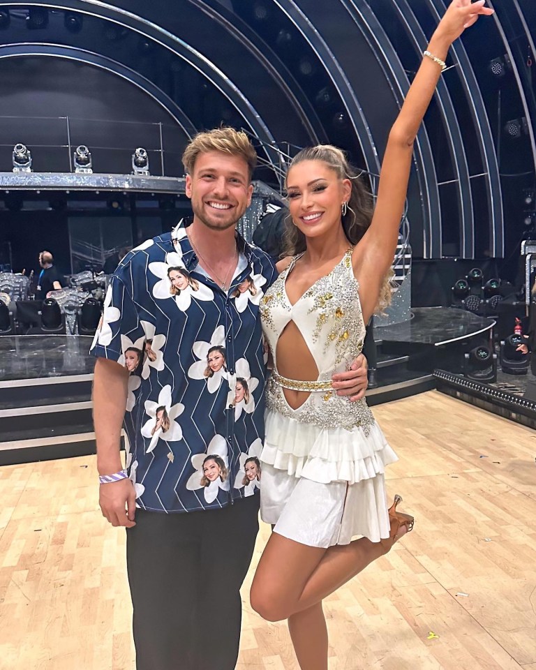 He reveals that Zara was tied up with the Strictly Christmas special