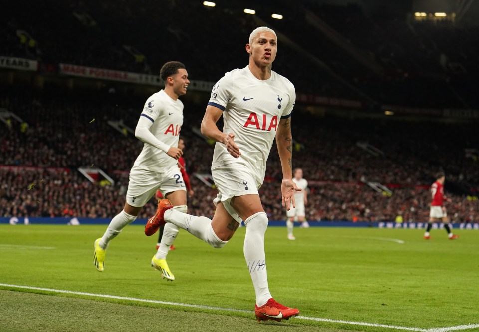 Goals are finally flowing for Richarlison at Spurs