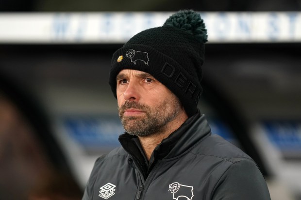 Derby County manager Paul Warne before the Sky Bet League One match at Pride Park, Derby. Picture date: Thursday December 21, 2023. PA Photo. See PA story SOCCER Derby. Photo credit should read: Mike Egerton/PA Wire. RESTRICTIONS: EDITORIAL USE ONLY No use with unauthorised audio, video, data, fixture lists, club/league logos or &quot;live&quot; services. Online in-match use limited to 120 images, no video emulation. No use in betting, games or single club/league/player publications.