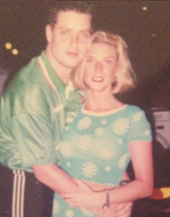 Keith shared this throwback snap of the pair's early days together