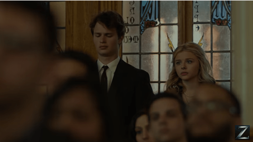 Ansel Elgort and Chloë Grace Moretz star in this new crime film