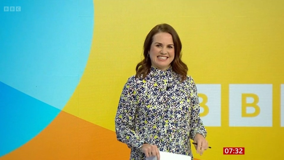 Nina Warhurst returned to the flagship show after giving birth to her third child last year