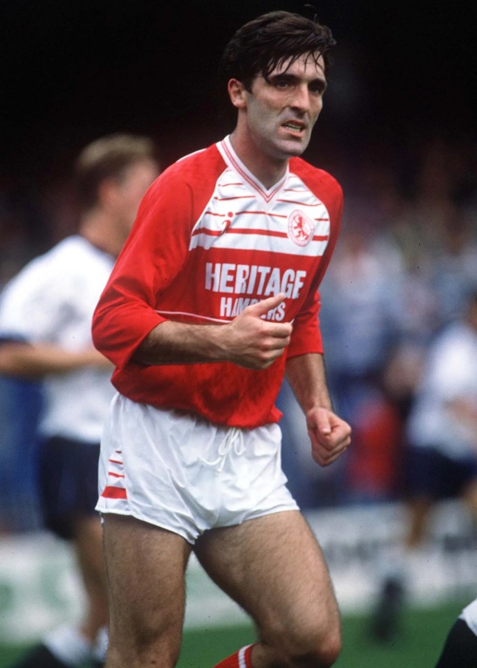 Bernie Slaven helped clinch Middlesbrough promotion against Chelsea in 1988