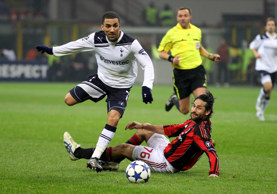 Former Tottenham star Aaron Lennon had the chance to run the 100m for Team GB