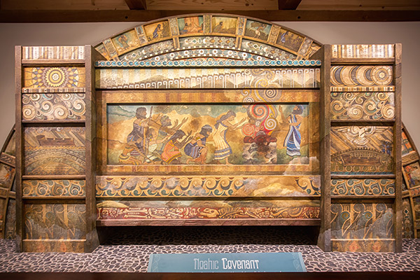 A display inside the ark replica