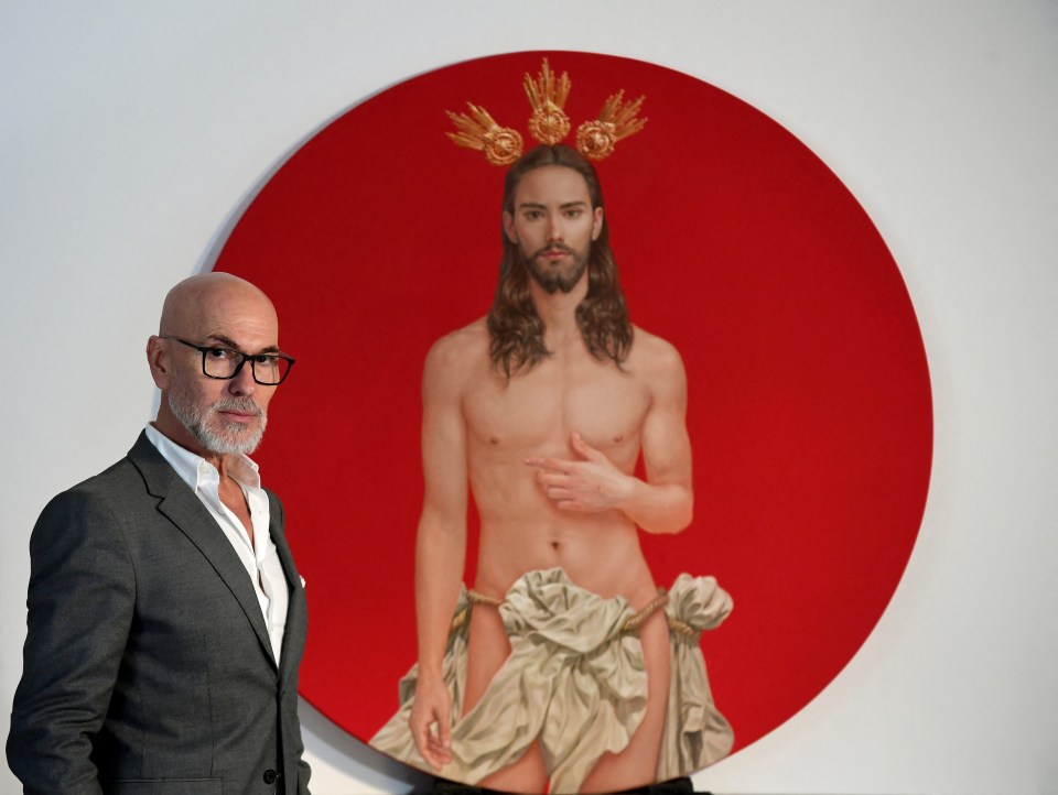 Spanish artist Salustiano Garcia has responded to criticism by saying his artwork was nothing out of the ordinary